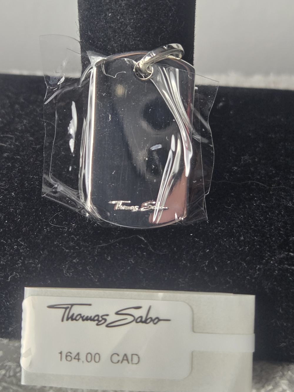 Thomas Sabo Sterling Silver Dog Tag Pendant
